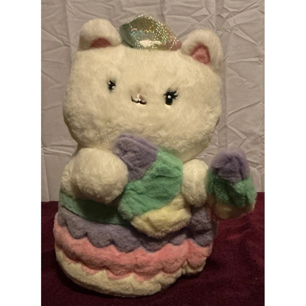 FAO Schwarz Glow Brights LED Lights and Sound Meowmaid 12" Stuffed Plush